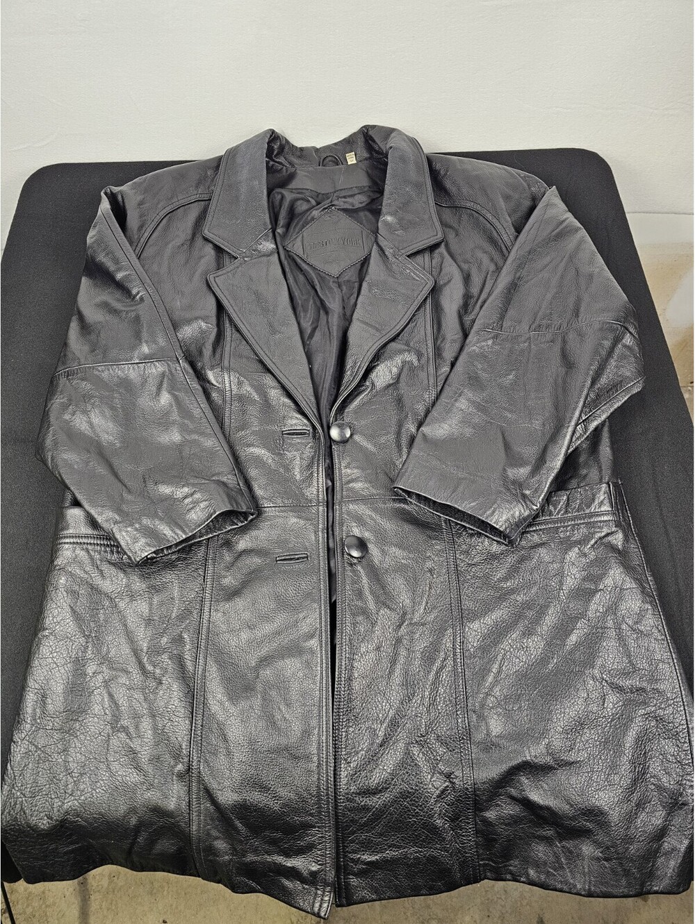 Preston And York Soft Genuine Leather  Jacket Men’s L Vintage